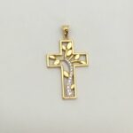 Dije de Cruz con Arbol Oro 18K #31