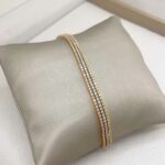 PULSERA TENNIS CARTIER CON DIAMANTES 3.06CT  ORO 18K